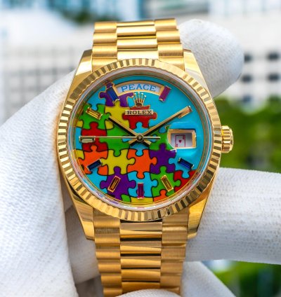 Rolex Day-date 36 2023 Rolex Day-date 128238 Puzzle Yellow Gold 36mm