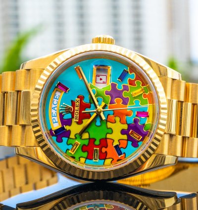 Rolex Day-date 36 2023 Rolex Day-date 128238 Puzzle Yellow Gold 36mm