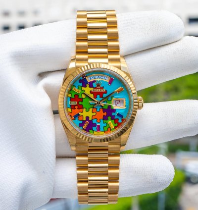 Rolex Day-date 36 2023 Rolex Day-date 128238 Puzzle Yellow Gold 36mm