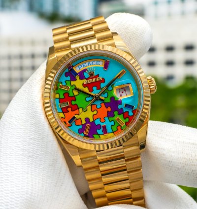 Rolex Day-date 36 2023 Rolex Day-date 128238 Puzzle Yellow Gold 36mm
