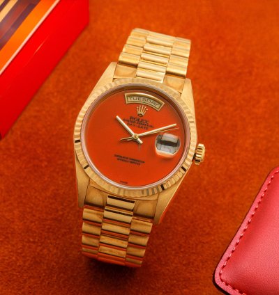 Rolex Day-date 36 Coral Ref 18238 full Set