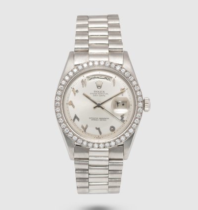 Rolex Day-date 36 Platinum Arabic Hindi Dial Ref 1804 Year 1967