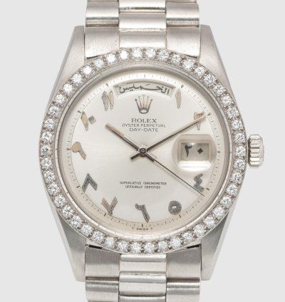 Rolex Day-date 36 Platinum Arabic Hindi Dial Ref 1804 Year 1967