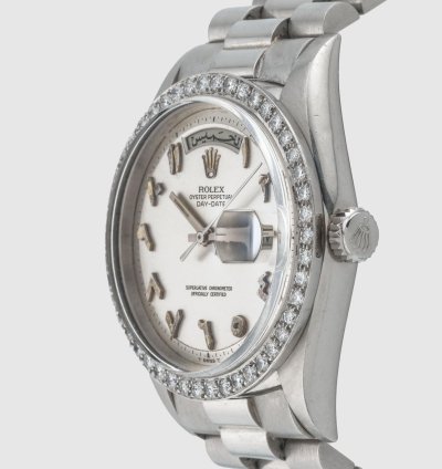 Rolex Day-date 36 Platinum Arabic Hindi Dial Ref 1804 Year 1967