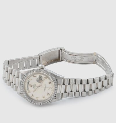 Rolex Day-date 36 Platinum Arabic Hindi Dial Ref 1804 Year 1967