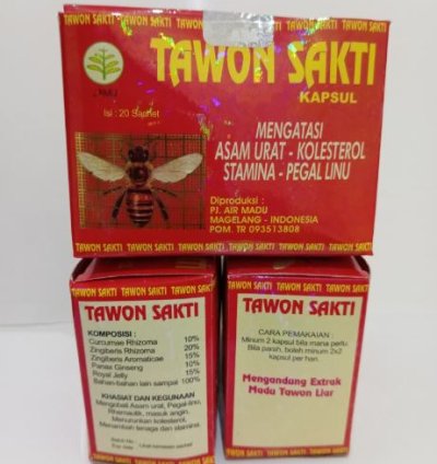 Tawon Sakti Herbs Capsule 100 Original Product 4 Box