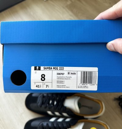 Adidas Samba Jjjjound Black Size 8
