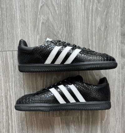 Adidas Samba Made In Italy - Black Croc - Size 9