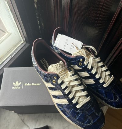 Adidas Samba Navy Croc Sneakers