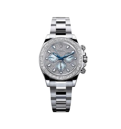 Rolex Daytona 116576tbr Platinum Pave Diamond Dial
