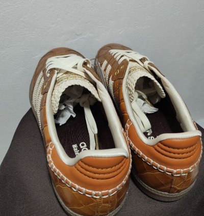 Adidas Samba Wales Bonner Brown Croc Jh9826 Size Us 11