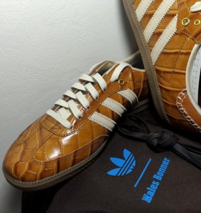 Adidas Samba Wales Bonner Brown Croc Men - Jh9826