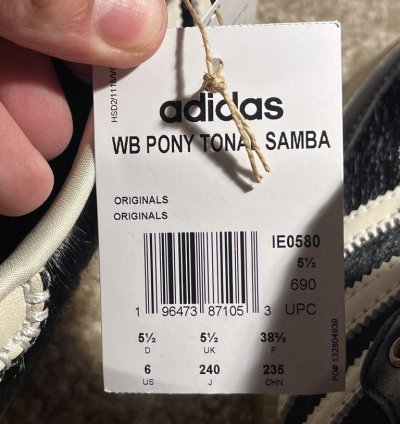 Adidas Samba Wales Bonner Pony