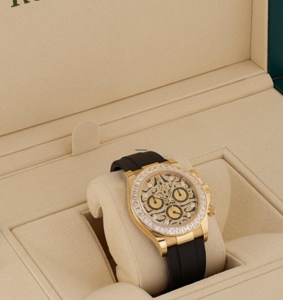 Rolex Daytona 116588tbr Neu 2022 Full Set Eye Of The Tiger Yellow Gold Gelbgold