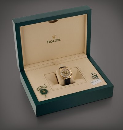 Rolex Daytona 116588tbr Neu 2022 Full Set Eye Of The Tiger Yellow Gold Gelbgold