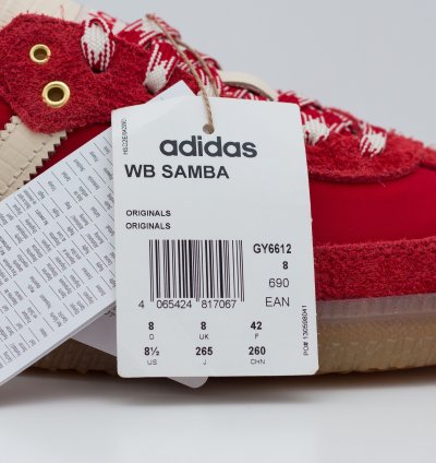 Adidas Samba Wales Bonner Red White