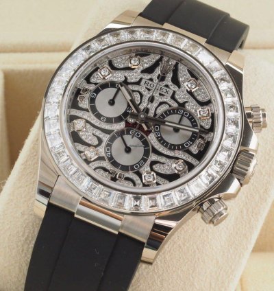 Rolex Daytona 116589tbr Neu 2023 Full Set Eye Of The Tiger White Gold Wei Gold