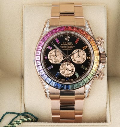 Rolex Daytona 116595rbow Neu 2023 Rainbow Fullset