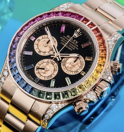 Rolex Daytona 116595rbow Neu 2023 Rainbow Fullset