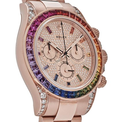 Rolex Daytona 116595rbow Pave Neu 2023 Rainbow Fullset