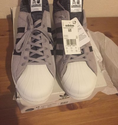 Adidas Superstar Boost Bape Neighborhood