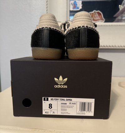 Adidas Wales Bonner Black Pony Fur Sambas