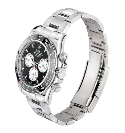 Rolex Daytona 126529ln Le Mans 18k White Gold Black Dial 40 Mm