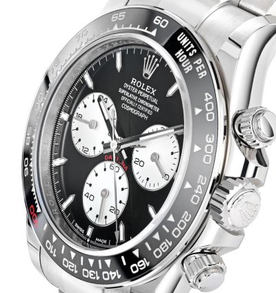 Rolex Daytona 126529ln Le Mans 18k White Gold Black Dial 40 Mm
