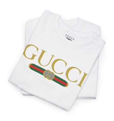 Gucci Gg Logo White T-shirt - Size Usa