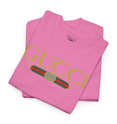 Gucci Gg Logo Pink T-shirt - Size Usa