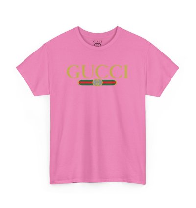 Gucci Gg Logo Pink T-shirt - Size Usa