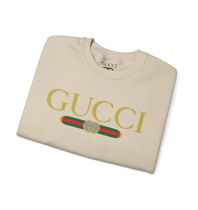 Gucci Gg Logo Sand Sweatshirt - Size Usa