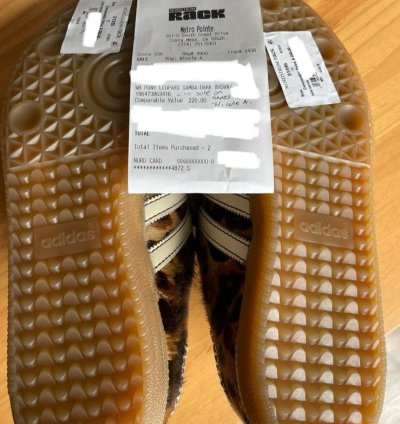 Adidas Wales Bonner Leopard Samba Size 11