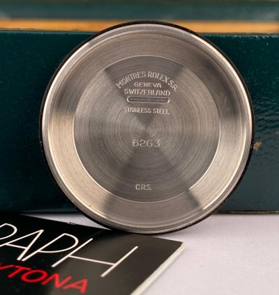 Rolex Daytona 1982 Rolex Daytona 6263 Big Red Silver Dial In Mint Condition Almost Nos