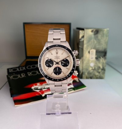 Rolex Daytona 1982 Rolex Daytona 6263 Big Red Silver Dial In Mint Condition Almost Nos