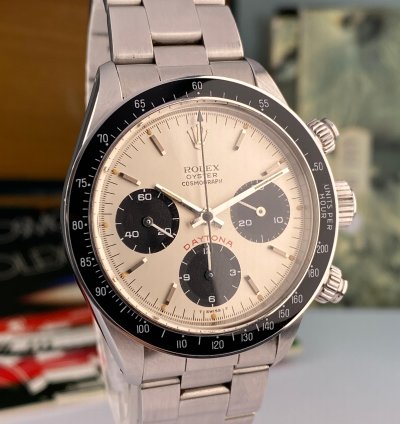 Rolex Daytona 1982 Rolex Daytona 6263 Big Red Silver Dial In Mint Condition Almost Nos
