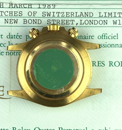Rolex Daytona 1988 Vintage Daytona 16528 Zenith Porcelain Diamonds 4 Line Dial Serial