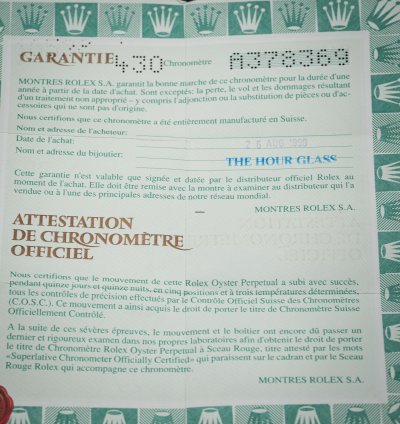 Rolex Daytona 1999 All Original Paperwork