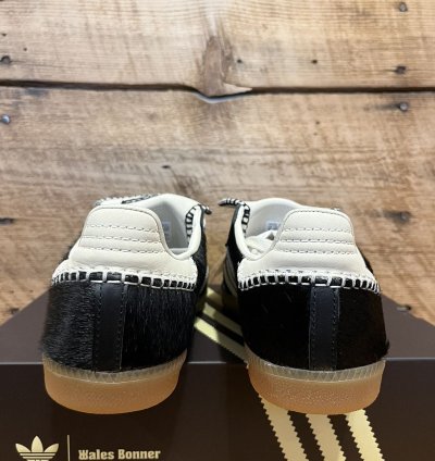 Adidas Wales Bonner Samba Pony Black Cream White Gum