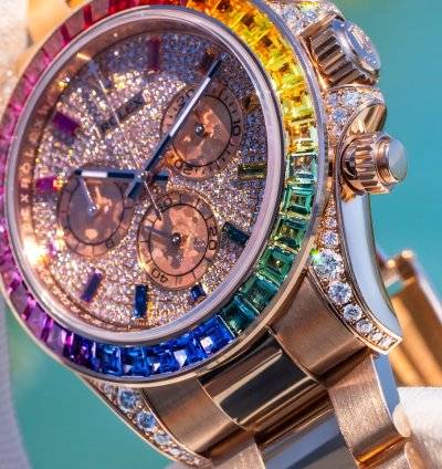 Rolex Daytona 2019 Daytona 116595rbow Pave Dial 40mm
