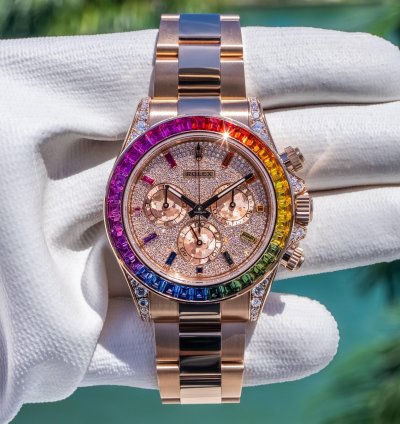 Rolex Daytona 2019 Daytona 116595rbow Pave Dial 40mm