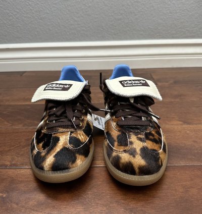 Adidas Wales Bonner Samba Pony In Leopard