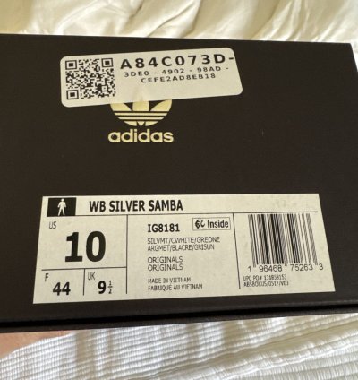 Adidas Wales Bonner Samba Silver
