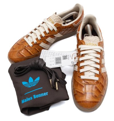 Adidas Whales Bonner Fw 24 Brown Croc Samba Sneakers