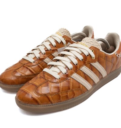 Adidas Whales Bonner Fw 24 Brown Croc Samba Sneakers