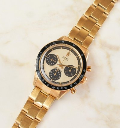 Rolex Daytona 6241 - Champagne Paul Newman Dial - 18k Yellow Gold - Oxidised Case