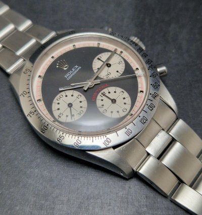 Rolex Daytona 6262 Black Paul Newman Tricolor With Carlo Pergola Expertise Top Conditions