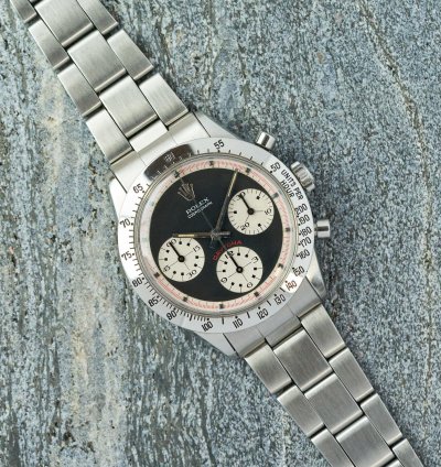 Rolex Daytona 6262 Paul Newman Black Dial Musketeer - Rare Transitional Reference