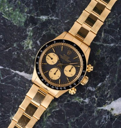 Rolex Daytona 6263 18k Yellow Gold - Black Dial - Rolex Warranty - Excellent Conditions