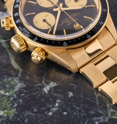 Rolex Daytona 6263 18k Yellow Gold - Black Dial - Rolex Warranty - Excellent Conditions